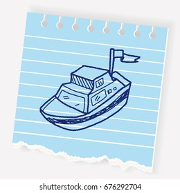 boat doodle