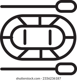 Boat Drifter Fish Outline Icon