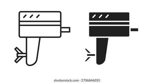 Boat Engine icon symbol for logo, web, app designs.