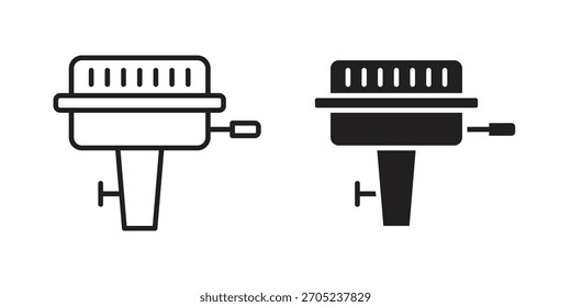Boat Engine icon for web design, mobile apps