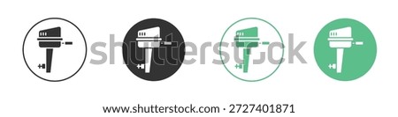Boat Engine icons concept set. Glyph Vector Illustrations