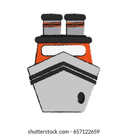 boat flat illustration