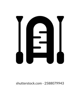 Boat Glyph Icon. Boat Icon