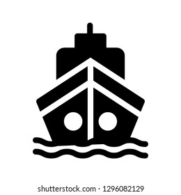 boat  glyphs icon