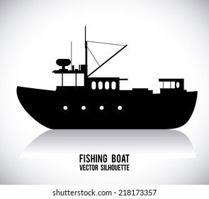 boat graphic design , vector illustration