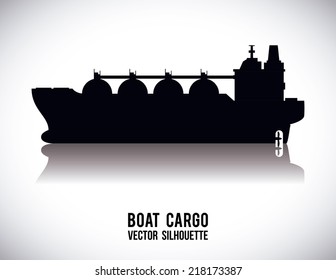 boat graphic design , vector illustration