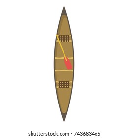 Boat icon. Cartoon illustration of boat vector icon for web