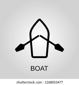 Boat icon. Boat concept symbol design. Stock - Vector illustration can be used for web