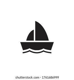 Boat icon design isolated on white background