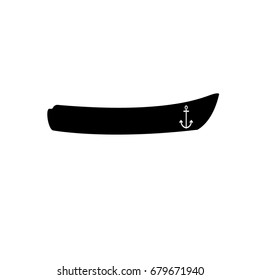 boat icon flat design