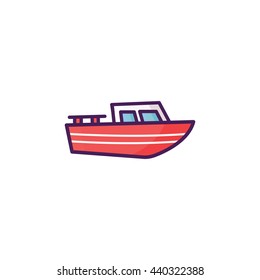 Boat Icon Illustration