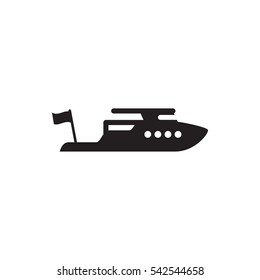 boat icon illustration isolated vector sign symbol