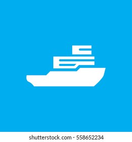 boat icon illustration isolated vector sign symbol