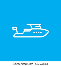 boat icon illustration isolated vector sign symbol