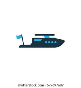 boat icon illustration isolated vector sign symbol