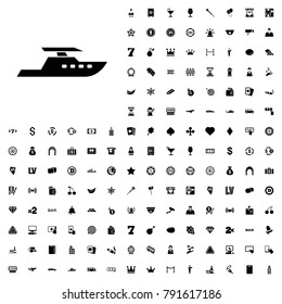 Boat icon illustration isolated vector sign symbol. editable casino icons vector set.
