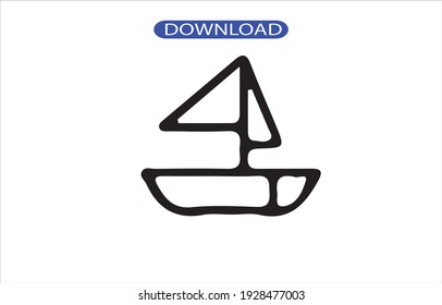 Symbol oder Logo für das Schiff in hoher Auflösung