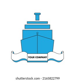 Boat icon or logo isolated sign symbol vector illustration.