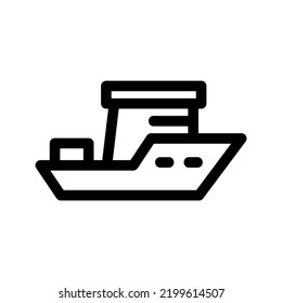 boat icon or logo isolated sign symbol vector illustration - high quality black style vector icons
