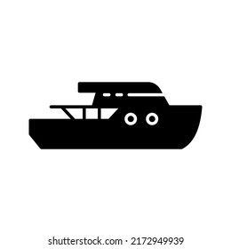 Boat icon. Ship sign. vector illustration