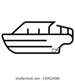 boat icon. boat sign
