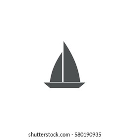 boat icon. sign design