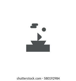 boat icon. sign design