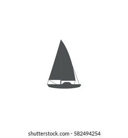 boat icon. sign design