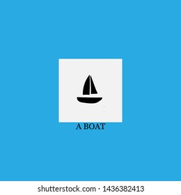 a boat icon sign signifier vector