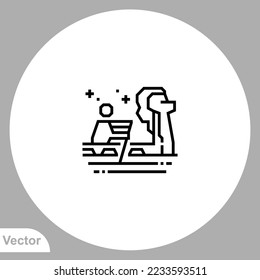 Boat icon sign vector,Symbol, logo illustration for web and mobile