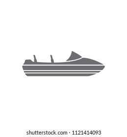 Boat icon. Simple element illustration. Boat symbol design from Transport collection set. Can be used for web and mobile on white background