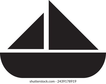 Boat icon symbol design vector image. Illustration of the ship boat transportation design image. EPS 10.