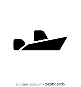 boat icon symbol vector template collection