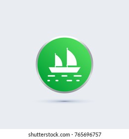 boat icon for travel