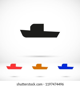 boat icon vector