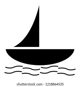 boat icon vector