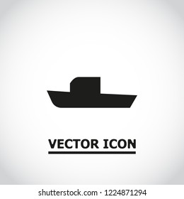 boat icon vector