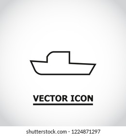 boat icon vector