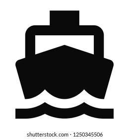 Boat icon vector