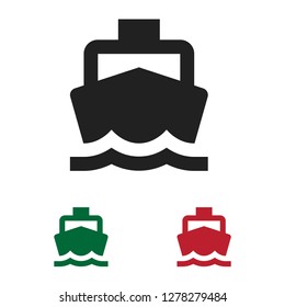 Boat icon vector