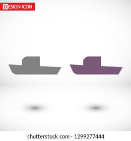 boat icon vector
