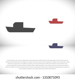 boat icon vector