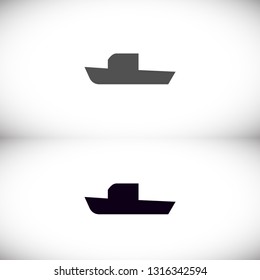 boat icon vector