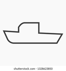 boat icon vector
