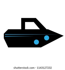 boat Icon Vector Illustration
