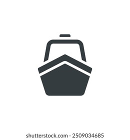 Icono del barco, Ilustración vectorial del barco