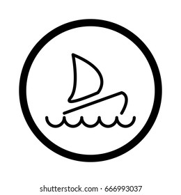 boat Icon Vector Illustration