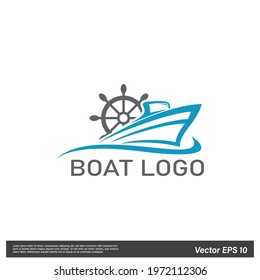 boat Icon Vector illustration simple design element