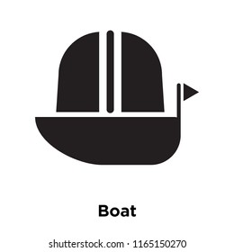 Boat icon vector isolated on white background, Boat transparent sign , vacation symbols