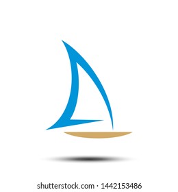 Boat Icon Vector Logo Template EPS 10 Design